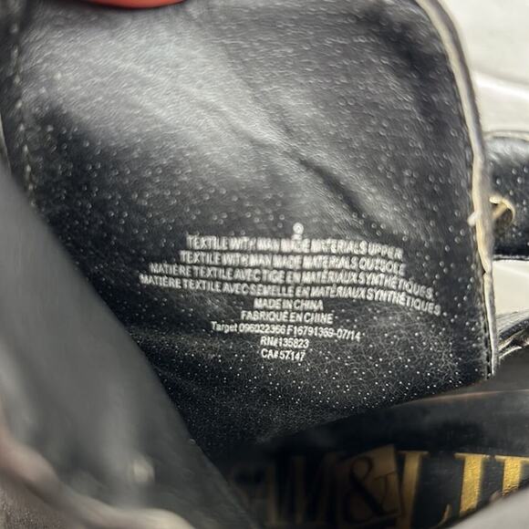 Sam Libby Black Suede Booties peep toe Size 9 Preowned - Picture 9 of 10